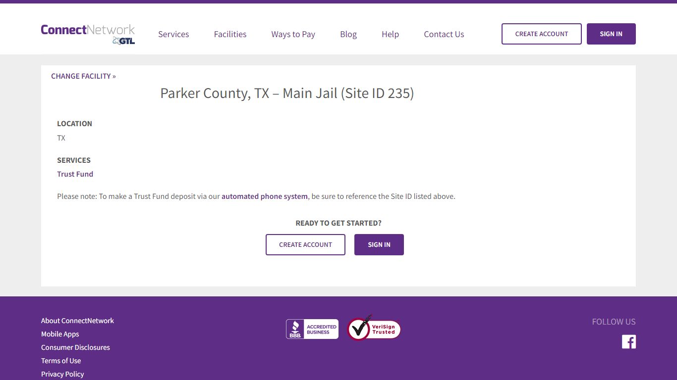 Parker County, TX - Main Jail | ConnectNetwork